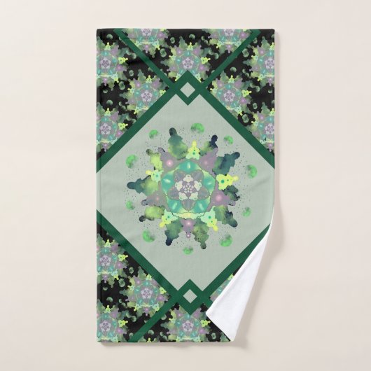 Natuur Kind Mandala Pattern Bad Handdoek (Handdoek)