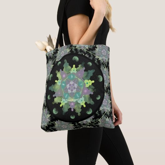 Natuur Kind Mandala Pattern Draagtas (Dichtbij)