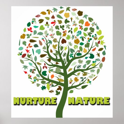 Natuur Koesteren Poster (Voorkant)