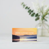 natuur kunst bergbomen visitekaartje (Staand voorkant)