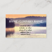 natuur kunst bergbomen visitekaartje (Achterkant)