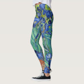 Natuur kunst van de Irises Vincent Van Gogh Blue F Leggings (Links)