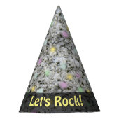 Natuur laat Rock Geology Granite elke tekst onderb Feesthoedjes (Voorkant)