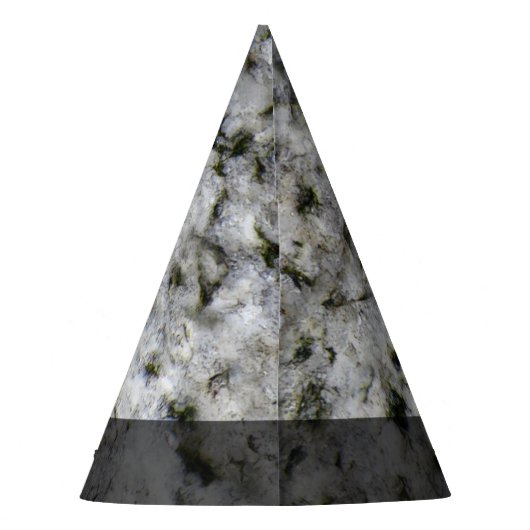 Natuur laat Rock Geology White Granite om het even Feesthoedjes (Achterkant)