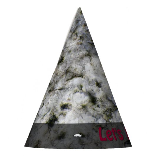 Natuur laat Rock Geology White Granite om het even Feesthoedjes (Links)