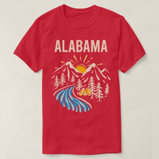 Natuur Landschap Alabama TShirt (Design voorkant)