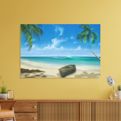 Natuur Landschap Beach schilderwerk Canvas Afdruk (Insitu (Woonkamer))