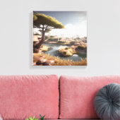 Natuur Landschap Canvas Afdruk (Insitu (Woonkamer))