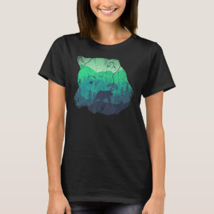 Natuur Landschap Forest Animal Wildlife Grizzly T-shirt
