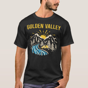Natuur Landschap Golden Valley T-shirt