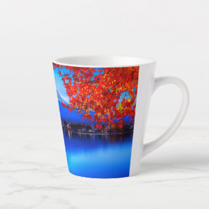 Natuur Landschap met Blauwe Achtergrond-20230 Latte Mok