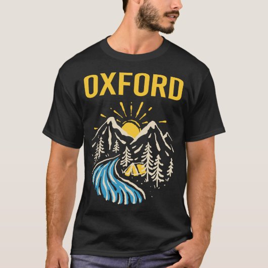Natuur Landschap Oxford T-shirt (Voorkant)