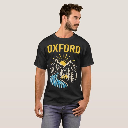 Natuur Landschap Oxford T-shirt (Voorkant volledig)