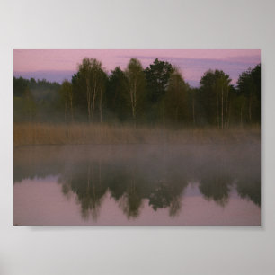 Natuur Landschap Plattelandslandschap Fogmeer Post Poster