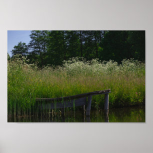 Natuur Landschap Plattelandslandschap Oude Pier Poster