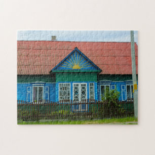 Natuur Landschap Rural Village Hut House Legpuzzel