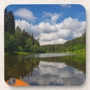 Natuur Landschap Sceneras Canal Sky Belarus Bier Onderzetter