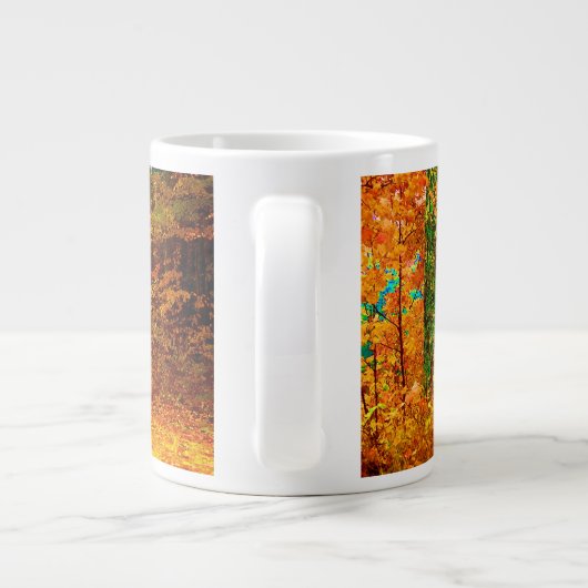 Natuur Landschap Vermont Autumn Jumbo Mok (Achterkant)