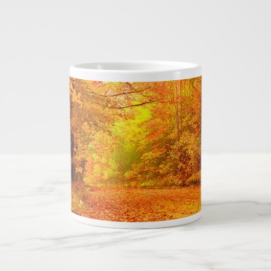 Natuur Landschap Vermont Autumn Jumbo Mok (Voorkant)