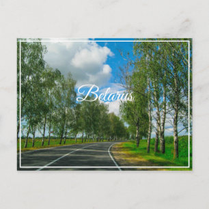 Natuur Landschapslandschap Rural Belarus Briefkaar Briefkaart