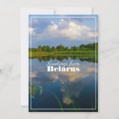 Natuur Landschapslandschapsmeer Wit-Russische plat (Voorkant)