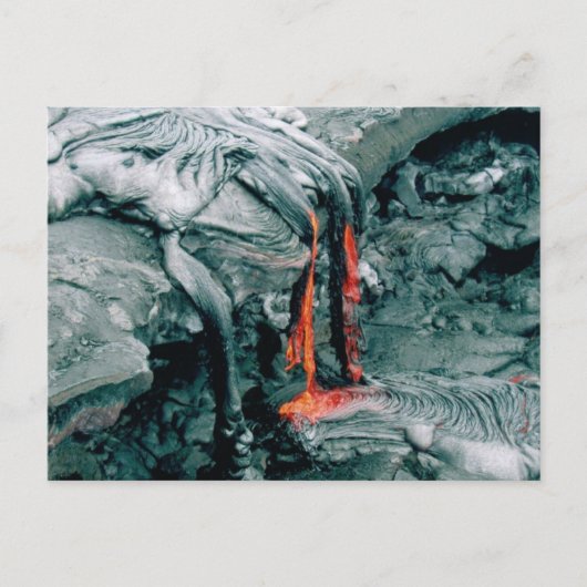 Natuur Lava Fury Briefkaart (Voorkant)