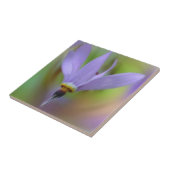 Natuur lavender Paarse ventilator Tegeltje (Zijkant)