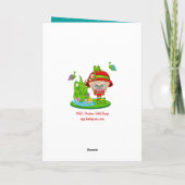 Natuur Lover Frog Faery Kaart (Achterkant)