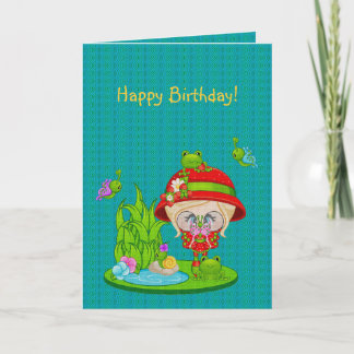 Natuur Lover Frog Faery Kaart