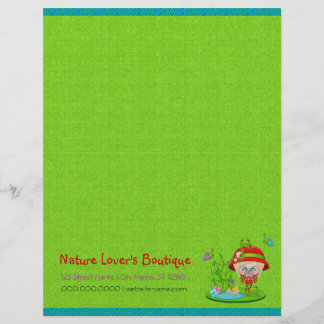 Natuur Lover Frog Faery Persoonlijk Briefhoofd