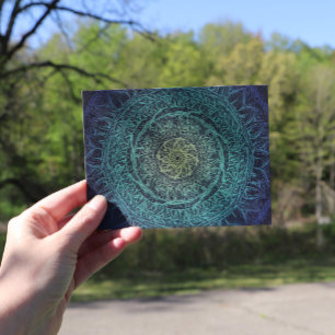 Natuur Lovers Mandala Art Mandalas Design Briefkaart