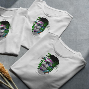 Natuur Man Face Collage T-shirt