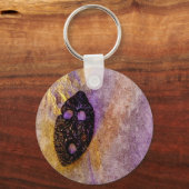 Natuur masker op het strand sleutelhanger (Voorkant)