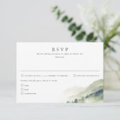 Natuur met Toverdreven RSVP-Kaarten RSVP Kaartje (Staand voorkant)