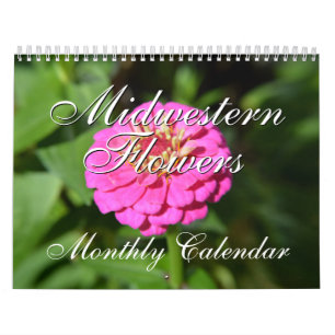 Natuur Midwestern Flowers Fotografie Kalender