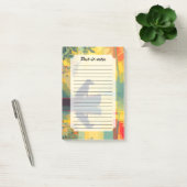 Natuur Minimalistische Zwarte Labrador Kano Post-it® Notes (Kantoor)