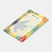 Natuur Minimalistische Zwarte Labrador Kano Post-it® Notes (Schuin)