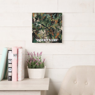 Natuur nabootsen: De wetenschap van Camouflage Vierkante Klok