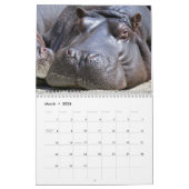 Natuur nijlpaard kalender (Mar 2026)