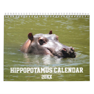 Natuur nijlpaard kalender