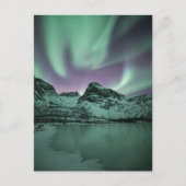 Natuur Noordelijke lampjes Foto Briefkaart (Voorkant)