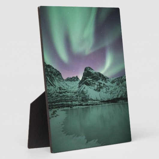 Natuur Noordelijke lampjes Foto Fotoplaat (Zijkant)