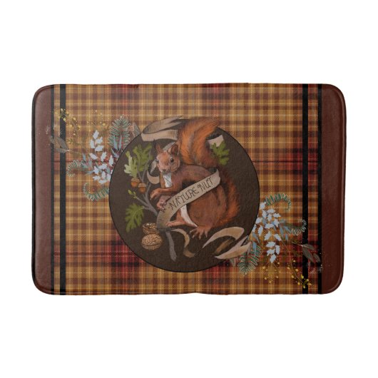 Natuur Nut Squirrel Badmat (Voorkant)