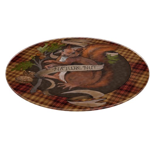 Natuur Nut Squirrel Snijplank (Hoek)