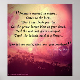 Natuur-offerte Poster