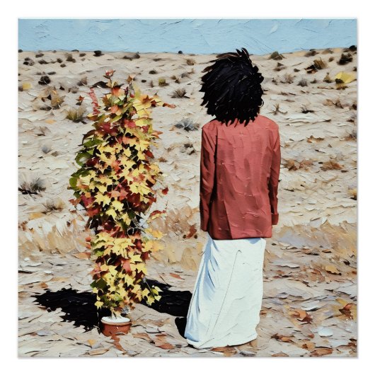 Natuur ontmoet isolement perfect poster (Voorkant)