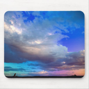 Natuur op zijn best, zonsondergang. Mousepad Muismat