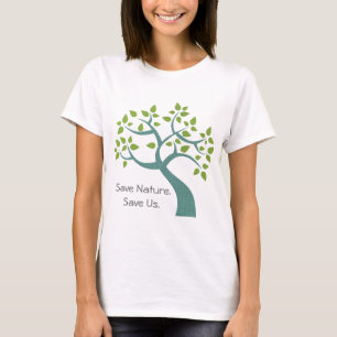 Natuur opslaan ons T-shirt Boom opslaan