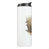 Natuur Ours Grizzly Animal Vie Sauvage Forêt Thermosbeker (Gedraaid links)