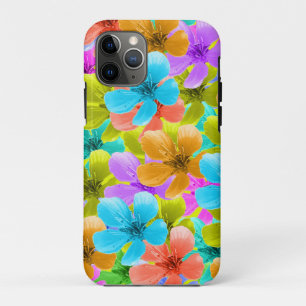 Natuur Palet: driekleurige bloesem bloeit iPhone 11 Pro Hoesje